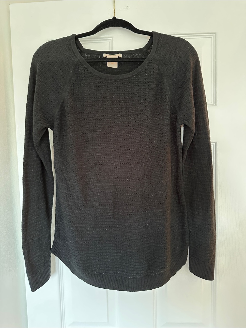 Sweet Romeo Black Knit Pullover Sweater